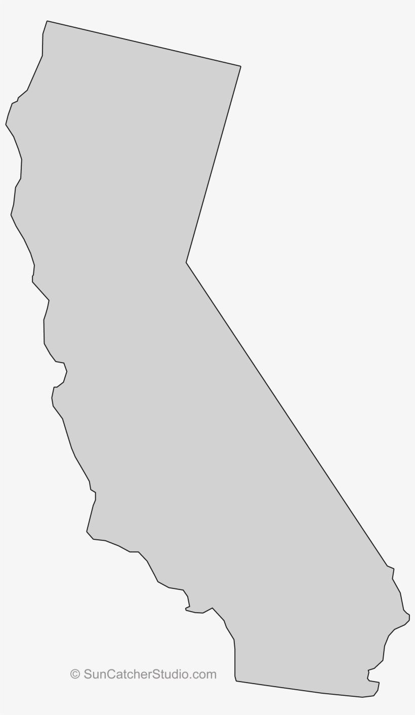 Clipart Freeuse Stock California Outline Clipart - California Stencil, transparent png #502463