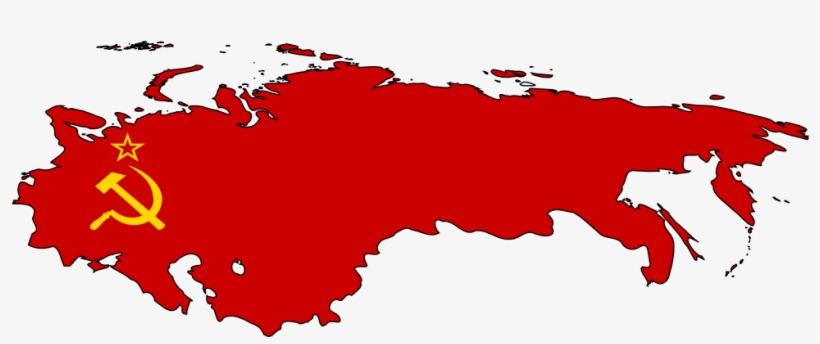 The Crimes Of Communism And Why People Prefer To Forget - Soviet Union Flag Map, transparent png #502551