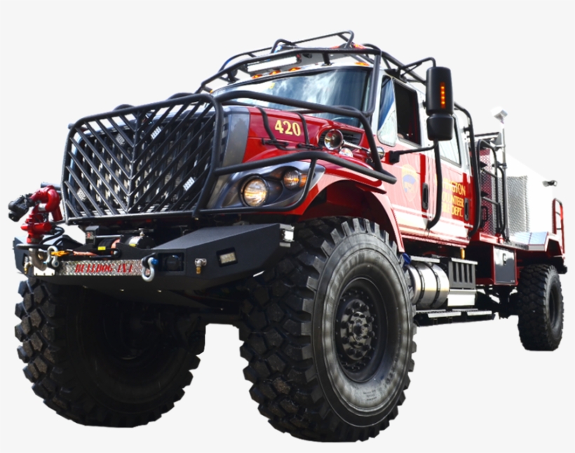 Bulldog Firetruck Brush Truck Wildland Firetruck Bulldog - Fire Truck, transparent png #502617