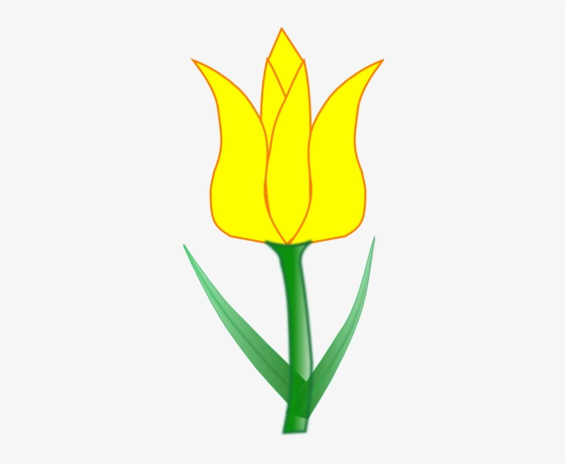Png Tulip Clip Art At Clker Com Vector - Clip Art Tulip, transparent png #502753