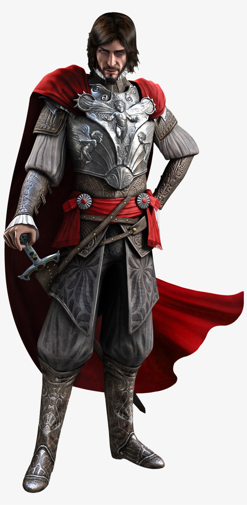 Assassin Creed Syndicate Clipart Render - Assassin's Creed Brotherhood Cesare Borgia, transparent png #503488