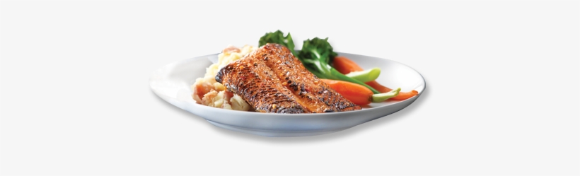 Smokey Applewood Salmon With Bacon Cheddar Mashed Potatoes - Chicken Thighs, transparent png #503511