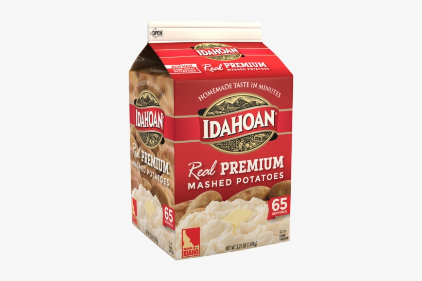 Real Premium Mashed Potatoes Club Pack - Idahoan Mashed Potatoes 3.24, transparent png #503580