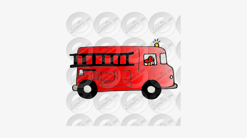 Fire Truck Clipart Transportation - Fire Engine, transparent png #503632