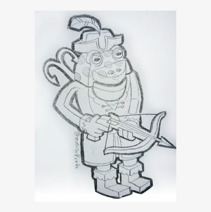 Overkillcoin Frog Assassin - Sketch, transparent png #503662