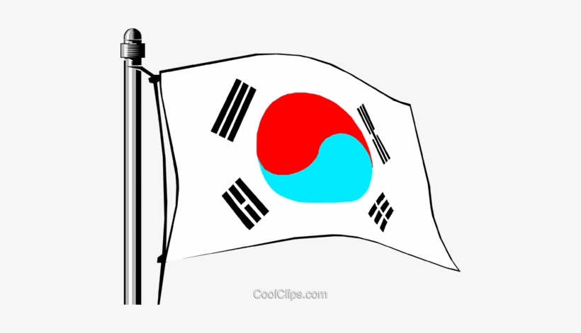 Korea Flag Royalty Free Vector Clip Art Illustration - Asean Korea Future Oriented Youth Exchange Program, transparent png #503921
