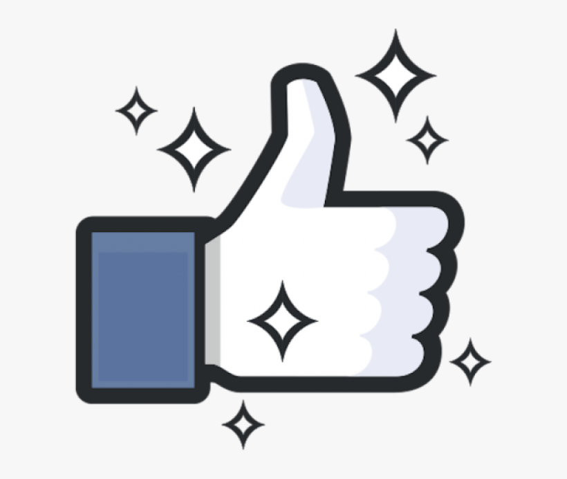 Free Facebook Like Thumb Png - Facebook, transparent png #503943