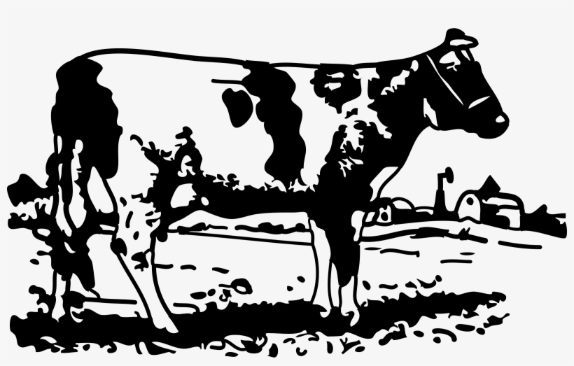 Clipart - Farm Cow Clip Art, transparent png #504428