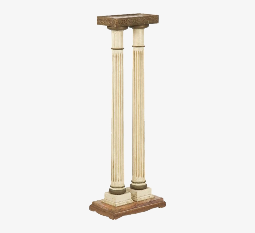 French Louis Xvi Style Pedestal Column Stand C - Column With Transparent Background, transparent png #504544