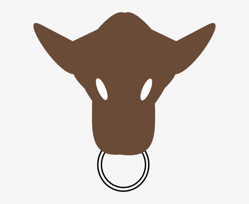 Bull Head Clip Art - Ox Head Clipart, transparent png #504686