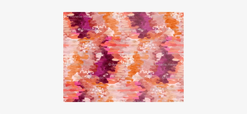 Oil Paint Abstract Pink Orange - Creative Arts, transparent png #504714