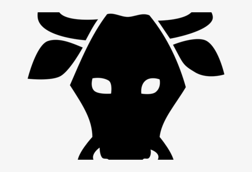 Cow Head Silhouette - Ox Silhouette, transparent png #505332