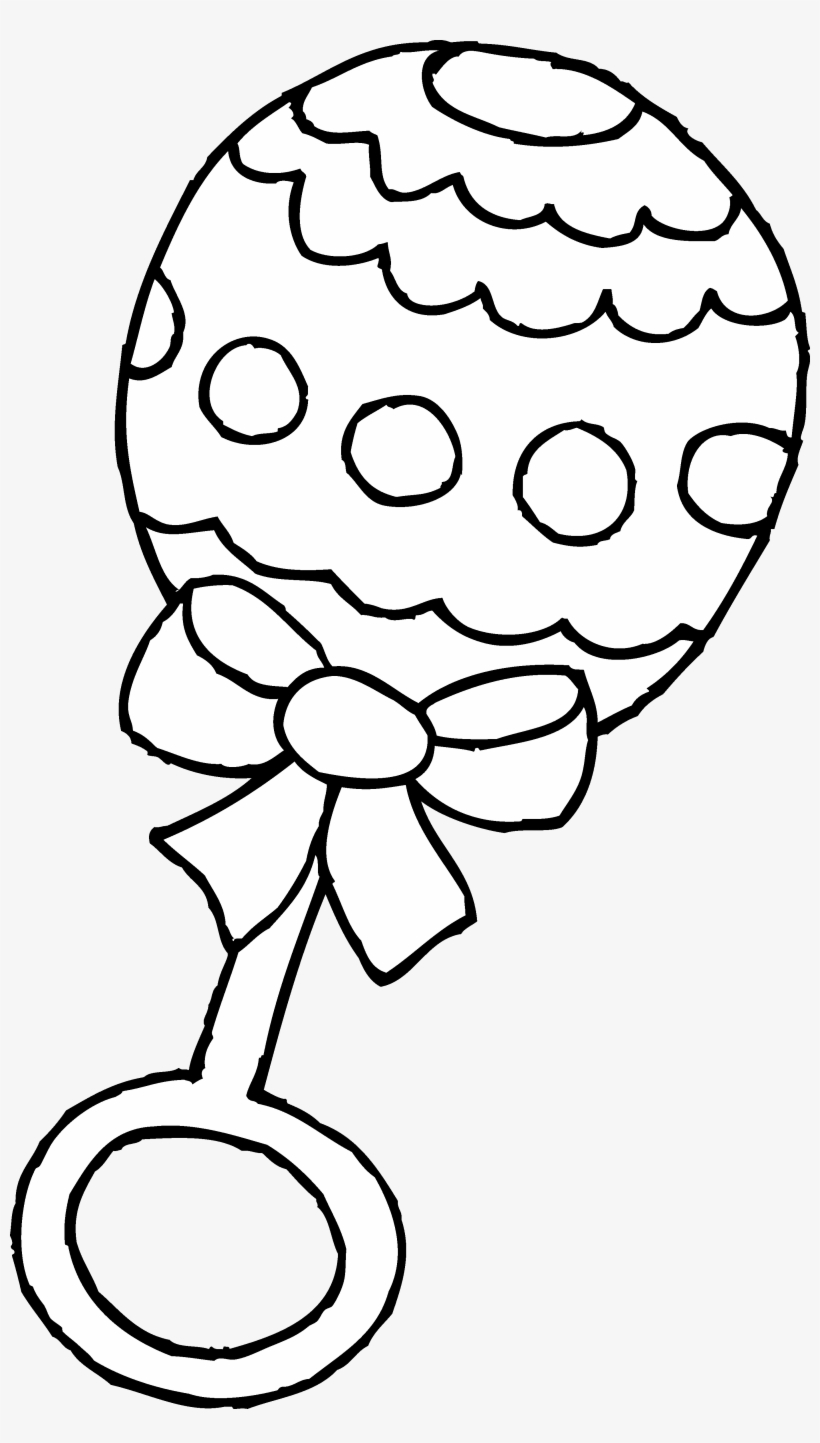 Baby Shower Drawing At Getdrawings - Toy Clip Art Black And White, transparent png #505444