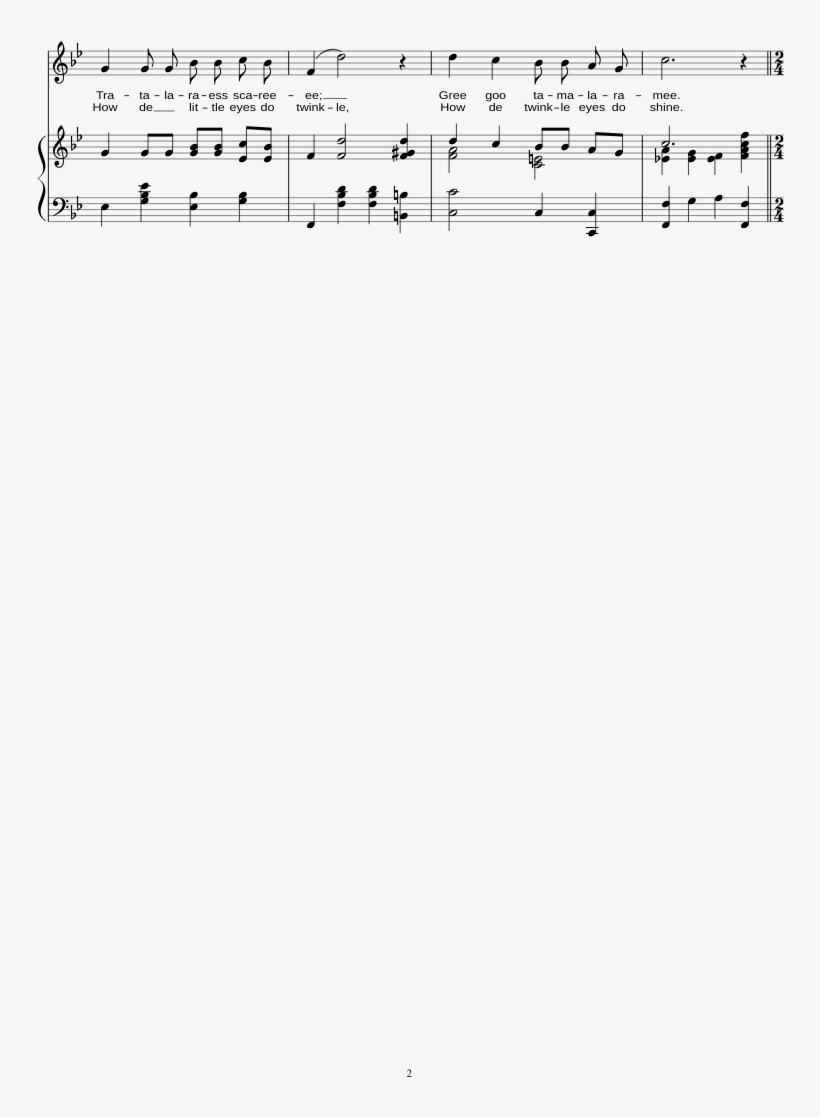 Little Black Baby Sheet Music Composed By Scott Joplin - Little Black Baby, transparent png #506375