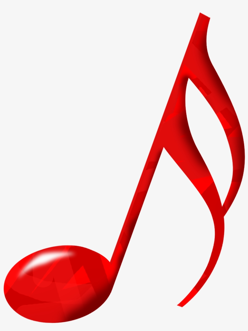 Musical Music Download Clip Art Transprent Png - Red Music Note Png, transparent png #506666