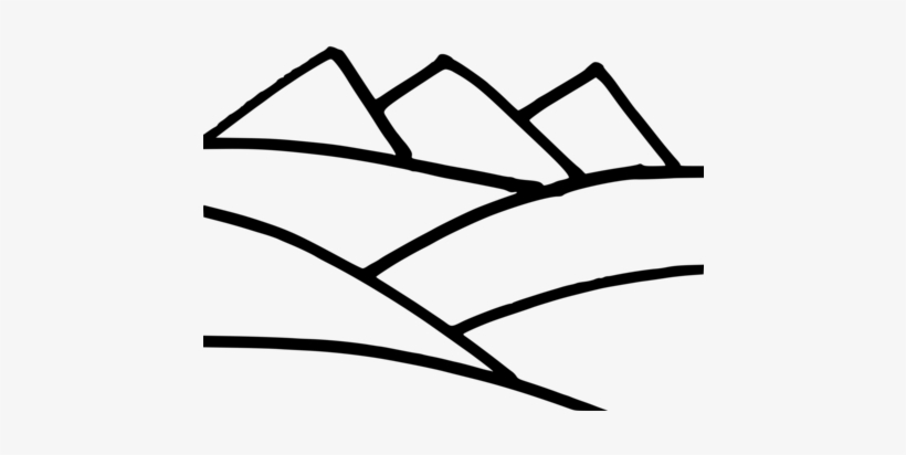 Computer Icons Download Mountain Drawing Document - Mountain Outline, transparent png #506821