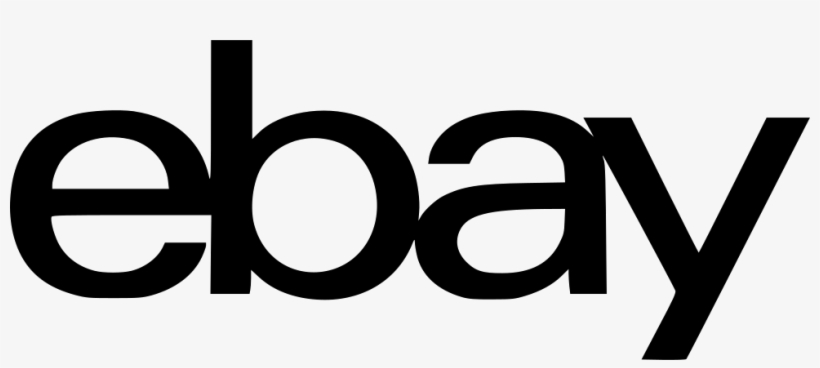 Ebay Free Icon - Ebay Logo Black And White, transparent png #506905