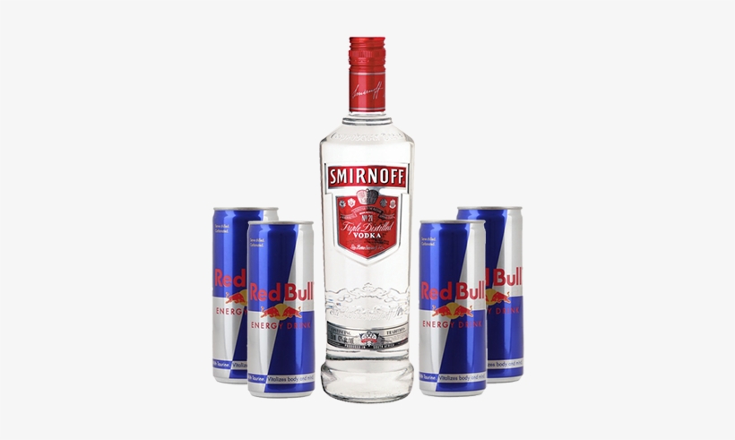 Vodka Red Bull Bundle - Vodka Red Bull Png, transparent png #507103