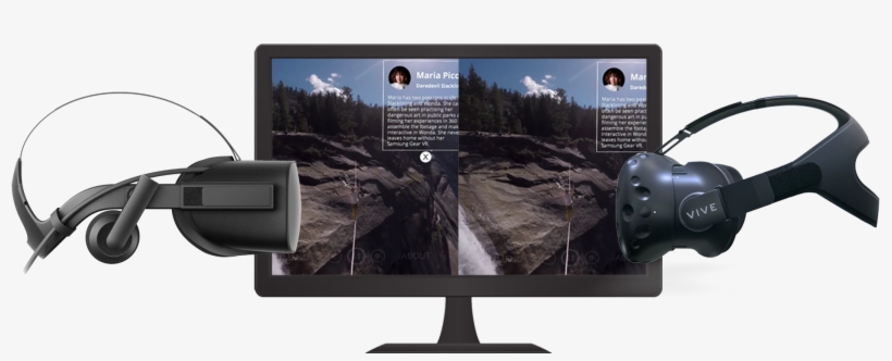 With Wonda Vr It Is Possible To Instantly View Your - Oculus Rift Vr Monitor, transparent png #507188