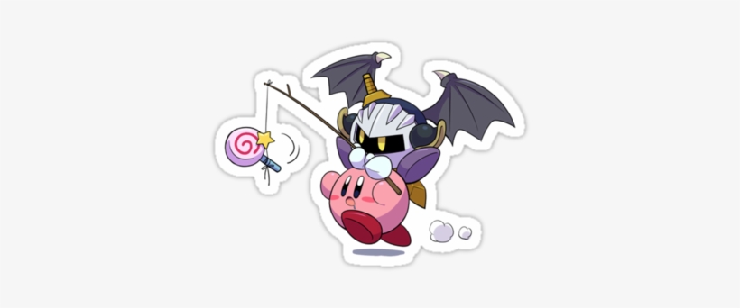 Kirby & Meta Knight Cute By Mariogirl64 - Meta Knight And Kirby Cute, transparent png #507470