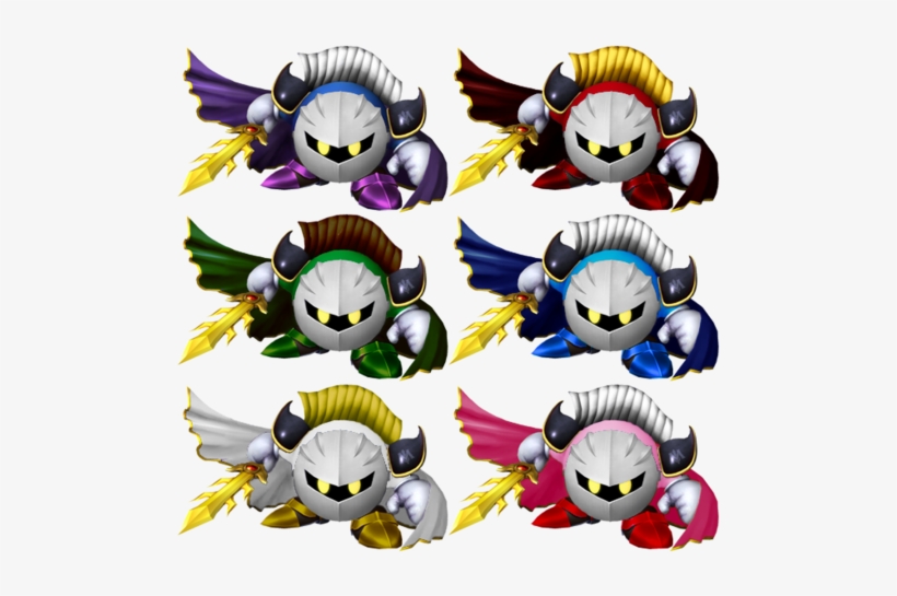 New Color Swaps - Meta Knight, transparent png #507567