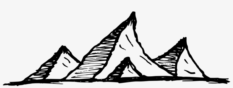 Mountains Range Png - Mountain Doodle Transparent, transparent png #507633
