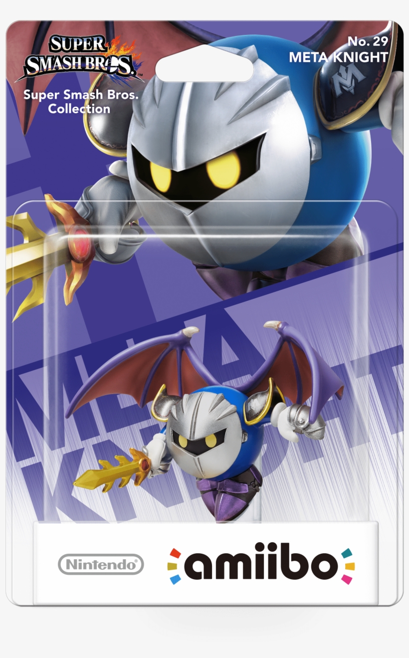 Amiibo Super Smash Bros. Series Figure (meta Knight), transparent png #507793