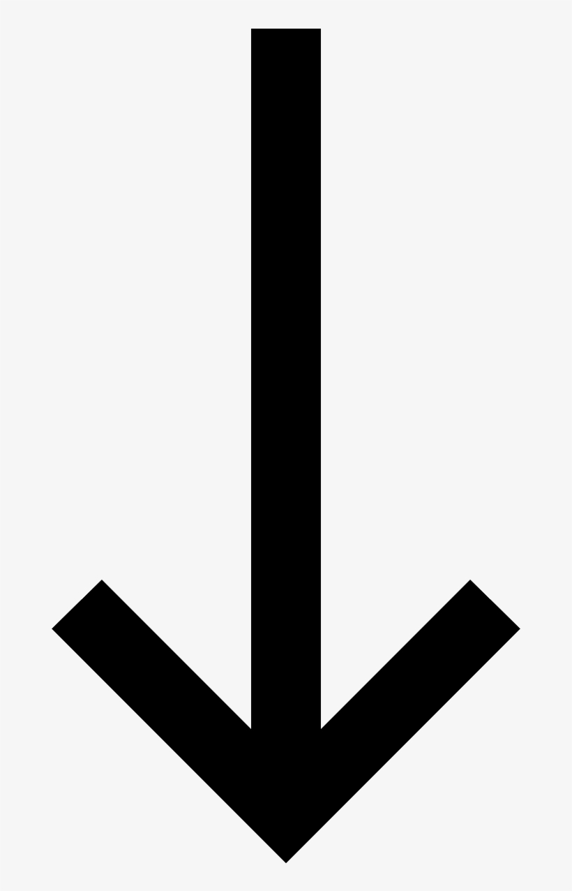 Arrow Down - Flecha Negra Png, transparent png #507868