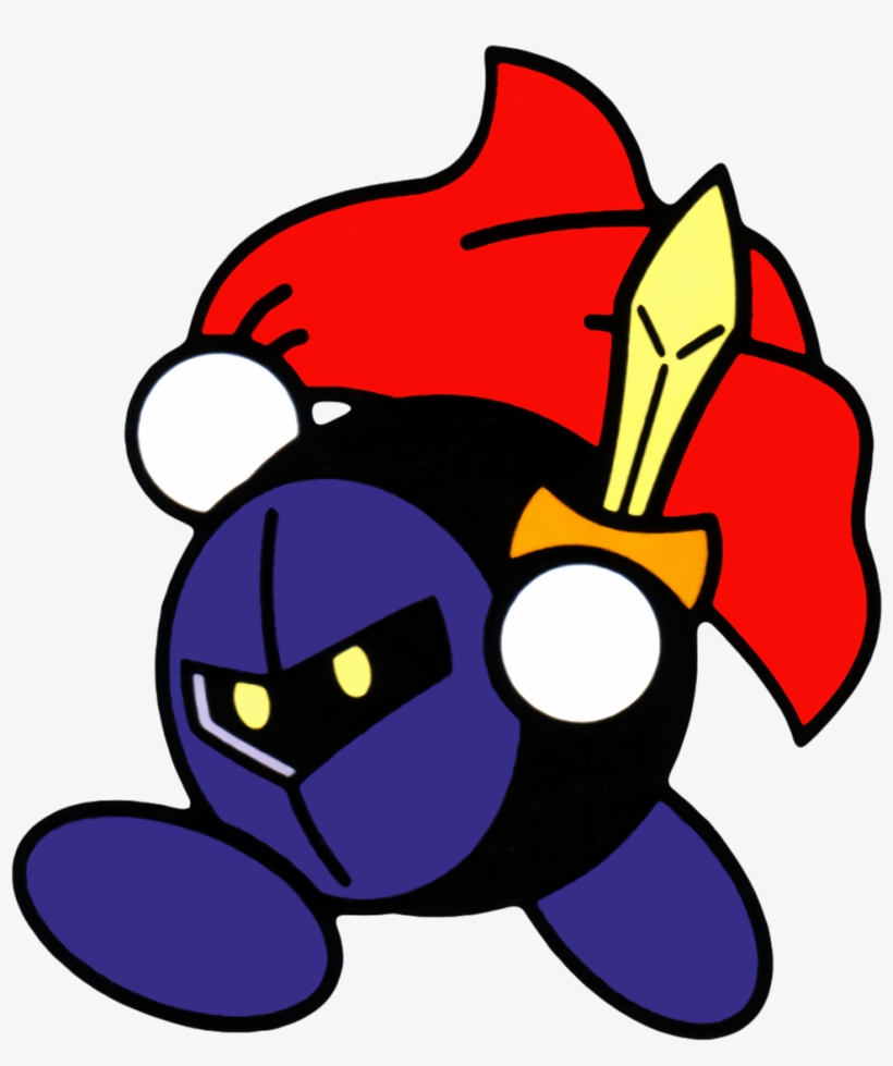I Tried To Make Dark Mind Art Prettier Meta Knight Kirby S Adventure Artwork Free Transparent Png Download Pngkey