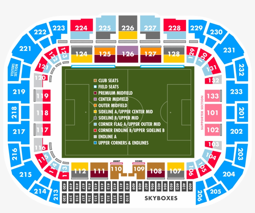 Bmo Stadium Seating Chart