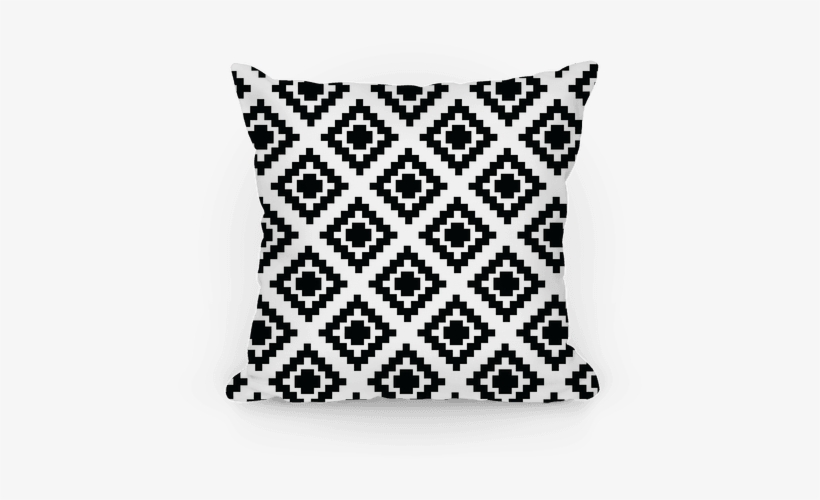 Tribal Diamond Pattern Pillow - Navy Blue Farmhouse Pillow, transparent png #508036