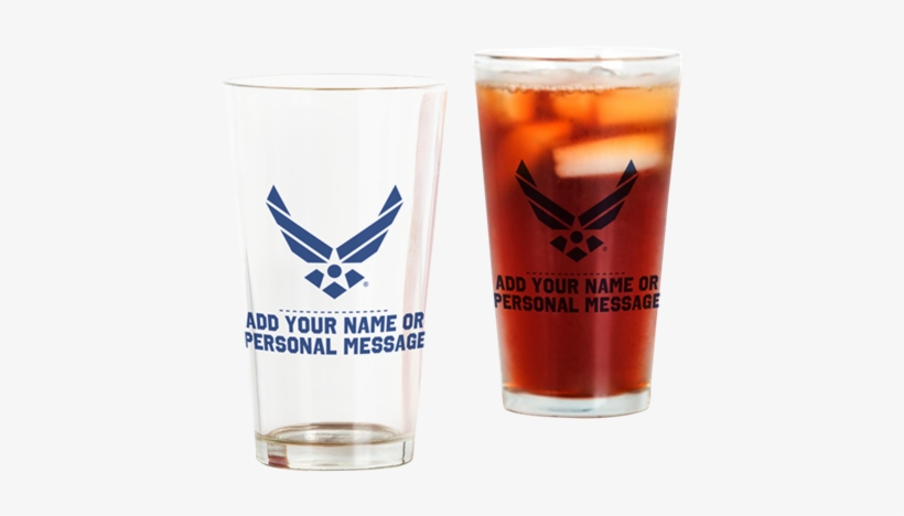 Air Force Logo Drinking Glass On Cafepress - Air Force Symbol, transparent png #508287