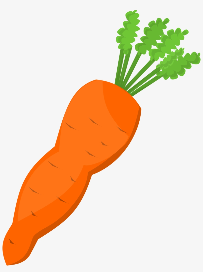 Carrot Clipart Orange Carrot - Orange Carrot Clip Art, transparent png #508328