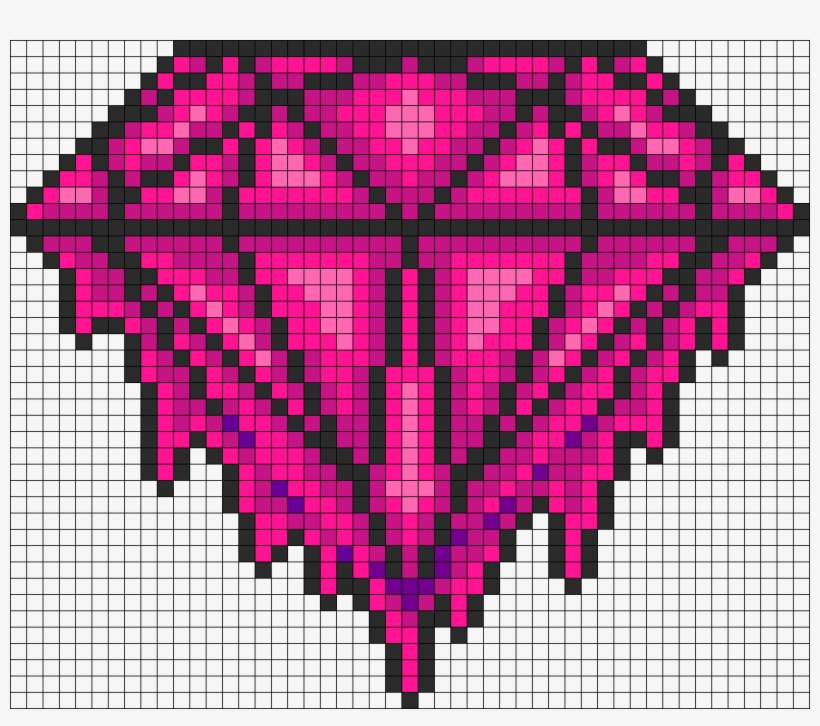 Diamond Perler Bead Pattern / Bead Sprite - Bead, transparent png #508504