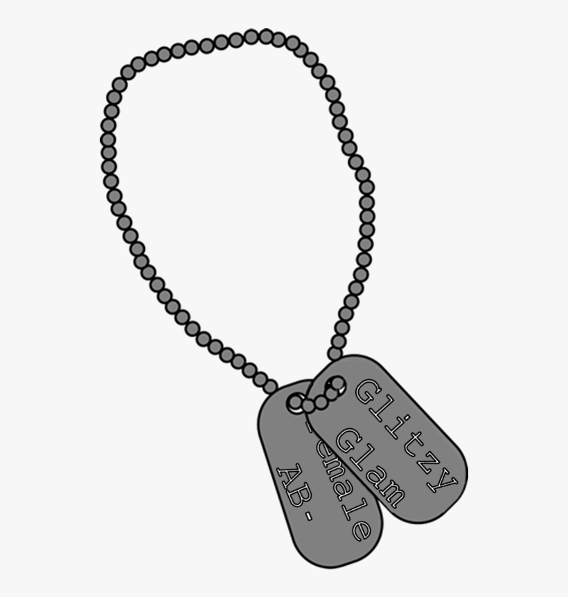 Military Dog Tags Clip Art - Dog Tags Clip Art, transparent png #508790