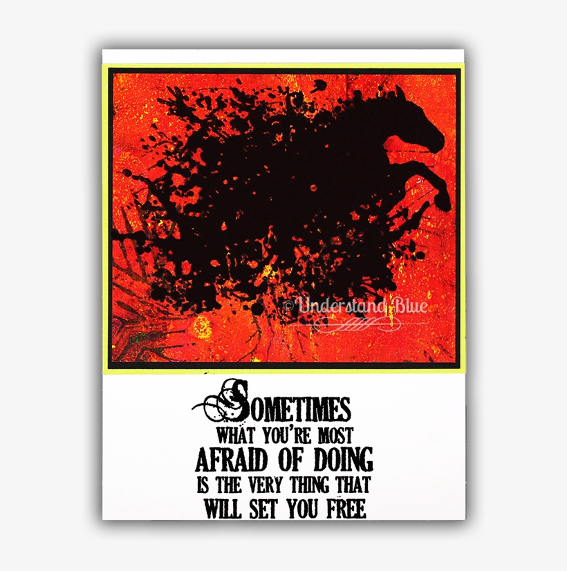 Stay Wild Gel Press Print And Visible Image Card By - Poster, transparent png #508851