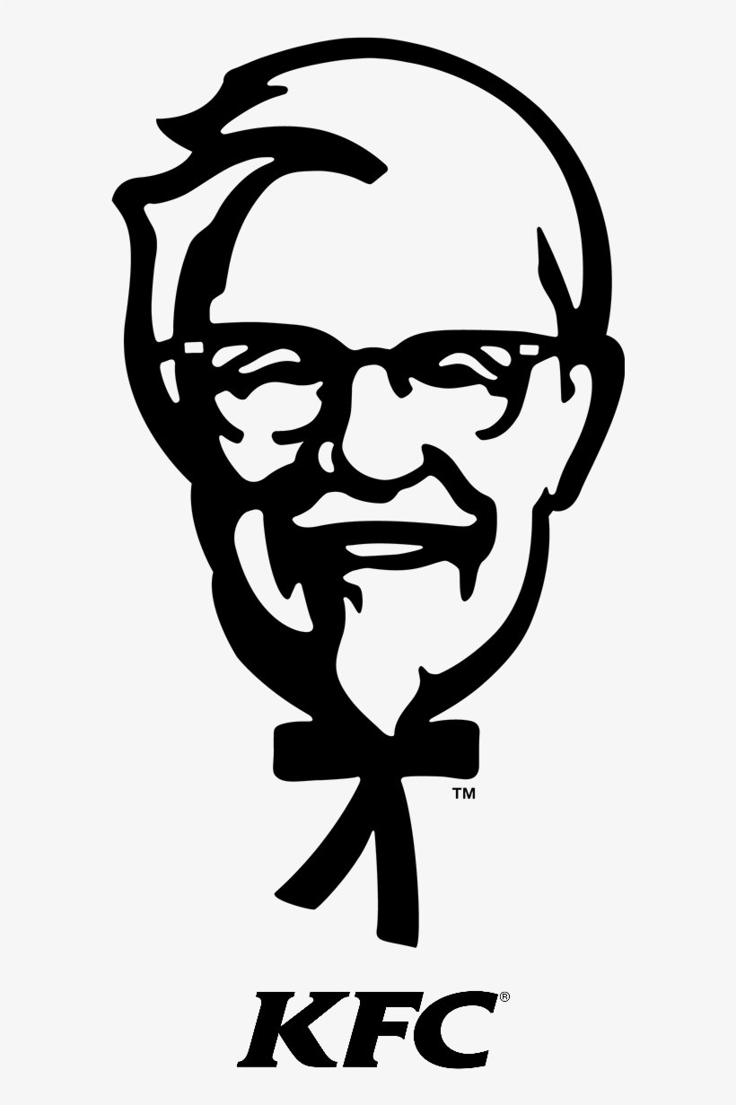 Kentucky Fried Chicken Logo - Kfc Logo Black And White, transparent png #508966