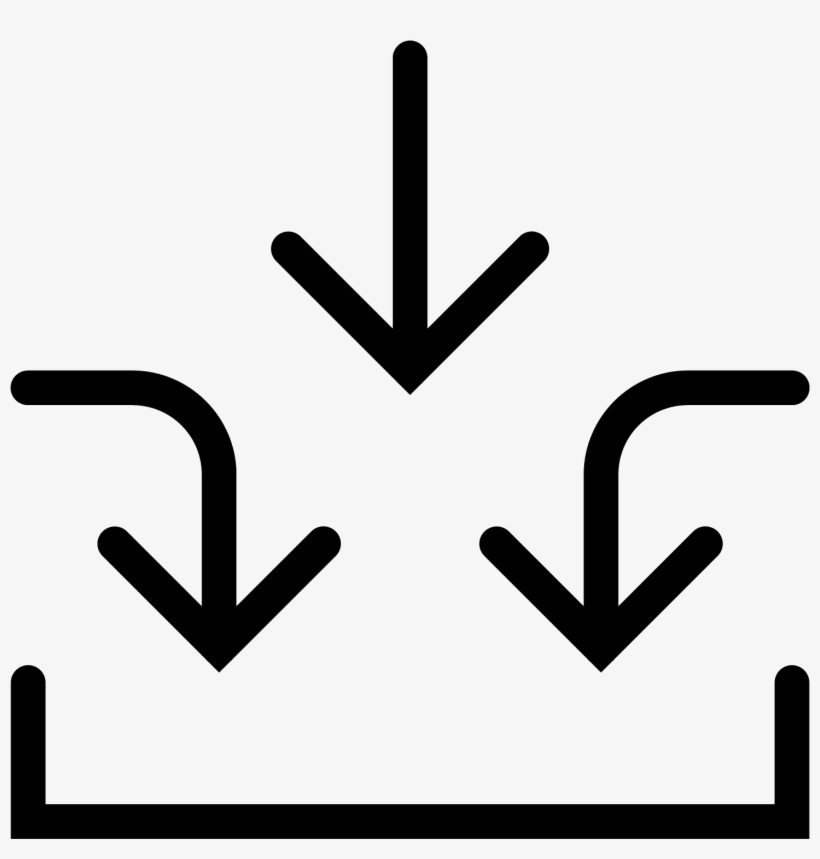 White Arrow Pointing Down Png - Inputs Icon, transparent png #508967