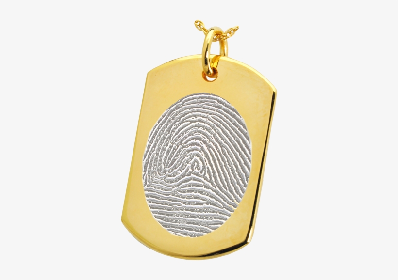 Dog Tag Fingerprint Jewelry - Fingerprint Teardrop Heart Sterling Silver Cremation, transparent png #509039