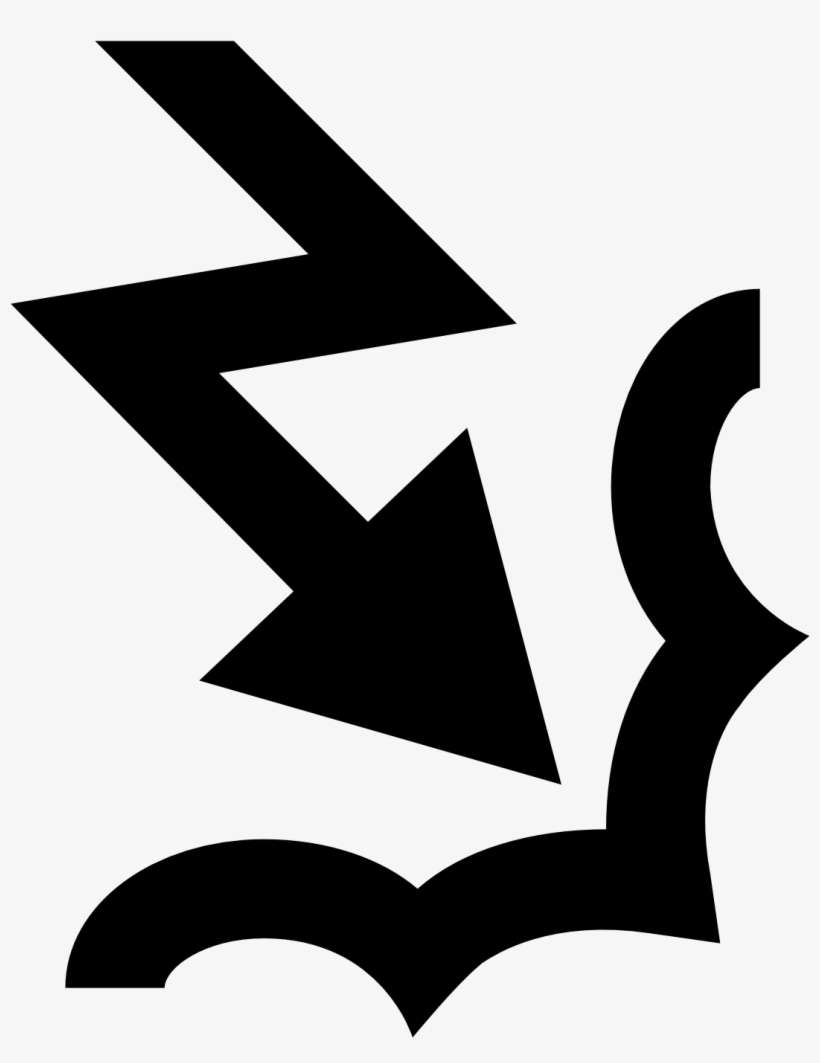 This Is An Icon Of An Arrow Pointing Downwards Towards - Icon, transparent png #509104