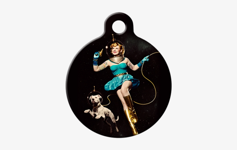 Space Cadet - Retro Futurism Woman, transparent png #509257