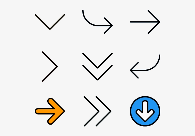 Arrows - Clip Art, transparent png #5000474