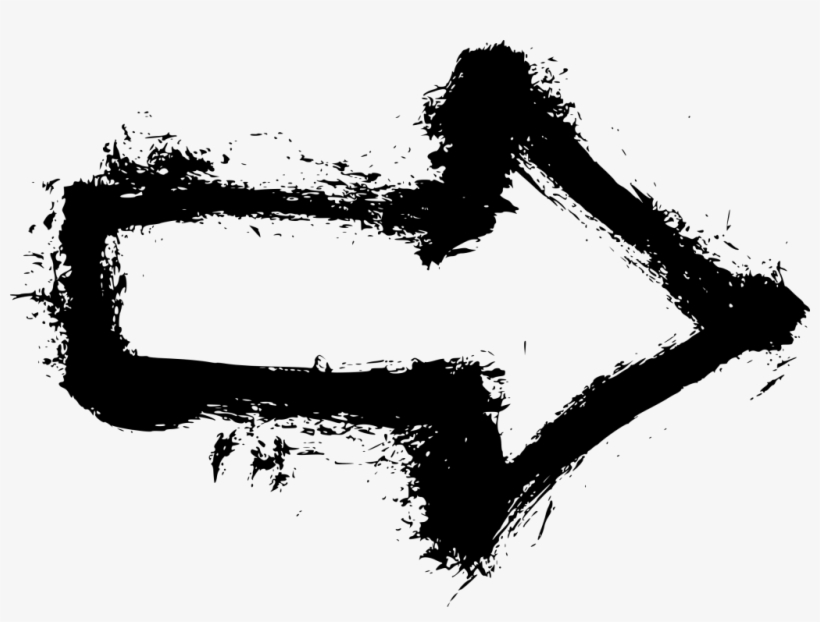 Png File Size - Arrows Grunge, transparent png #5000593