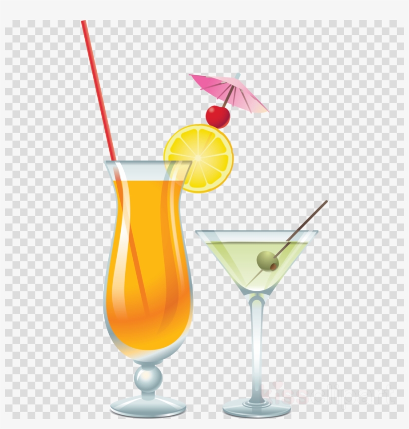 Drink Vector Clipart Cocktail Fizzy Drinks - Hurricane Drink Png, transparent png #5000666