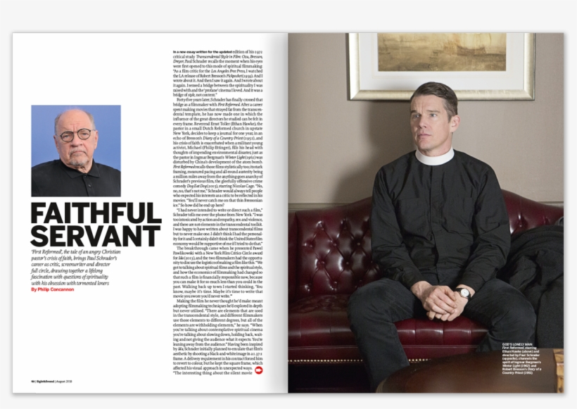 Sight & Sound On Twitter - Ethan Hawke First Reformed, transparent png #5000819