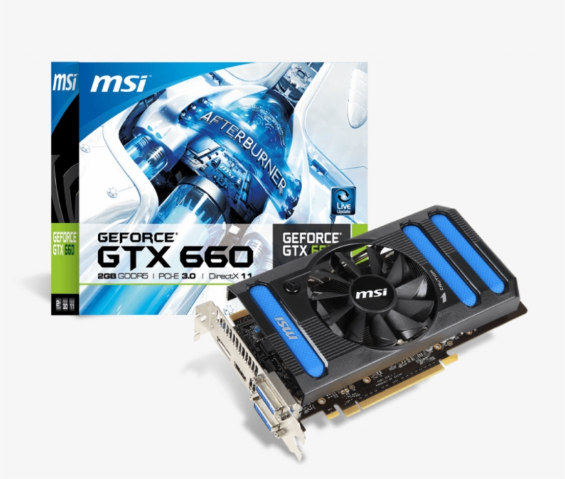 Support For N660-2gd5 - Msi Geforce Gtx 660 Oc, transparent png #5001271