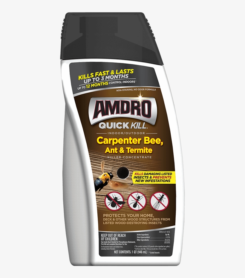 32 Oz - Amdro Quick Kill Outdoor Insect Killer Concentrate, transparent png #5001559