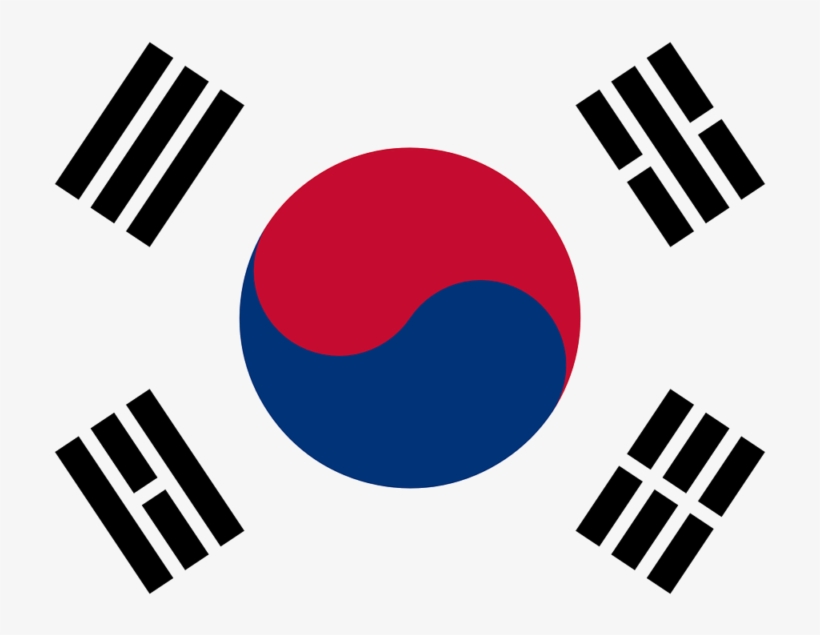 South Korea Flag, transparent png #5002573