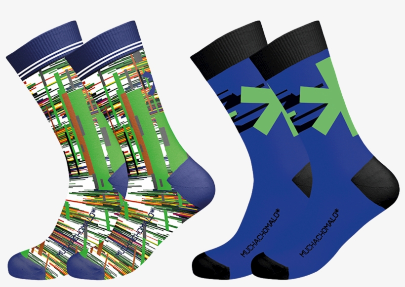2-pack Socks Glitch - Muchachomalo, transparent png #5002928