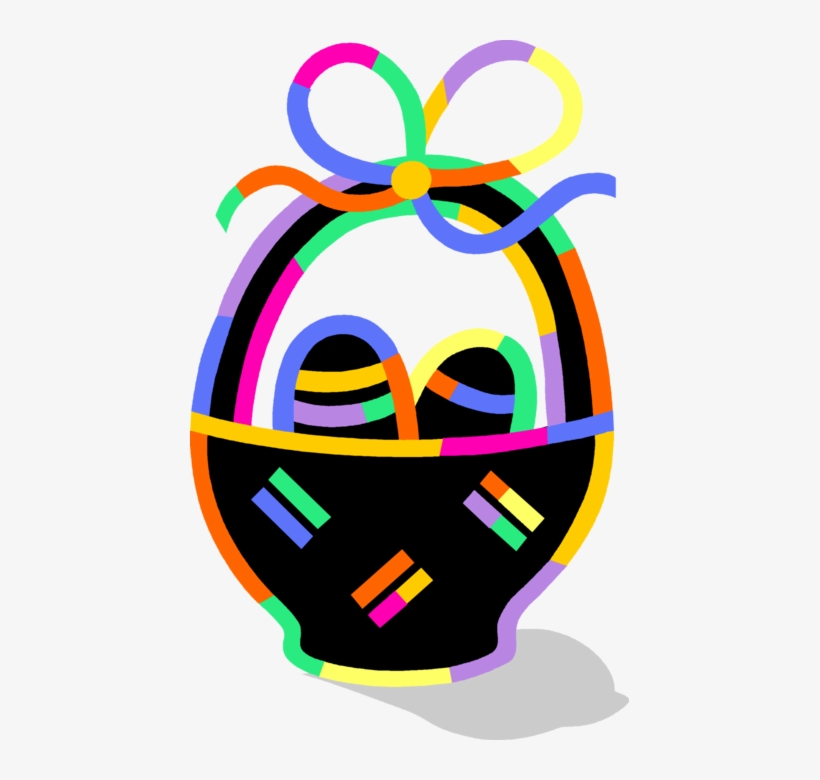 Easter Basket With Egg - Easter Basket, transparent png #5003427